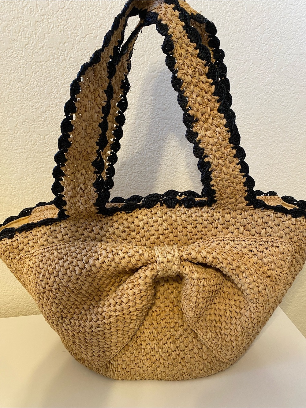 Kate Spade X Target Woven Straw Tote